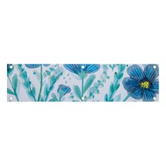 Flowers Petals Bloom Banner And Sign 4  X 1  by Proyonanggan