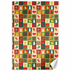 Template Christmas Pattern Canvas 20  X 30 