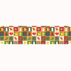 Template Christmas Pattern Large Bar Mat