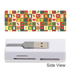 Template Christmas Pattern Memory Card Reader (stick)