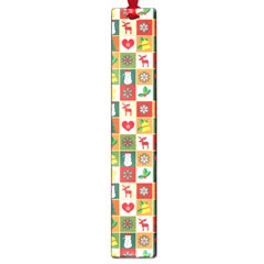 Template Christmas Pattern Large Book Marks