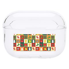 Template Christmas Pattern Hard Pc Airpods Pro Case