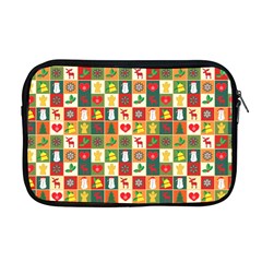 Template Christmas Pattern Apple Macbook Pro 17  Zipper Case