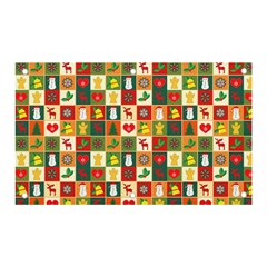 Template Christmas Pattern Banner And Sign 5  X 3 