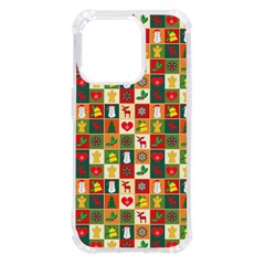 Template Christmas Pattern Iphone 14 Pro Tpu Uv Print Case