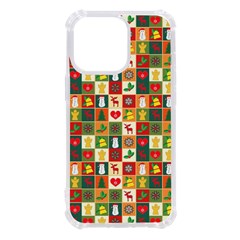 Template Christmas Pattern Iphone 13 Pro Tpu Uv Print Case