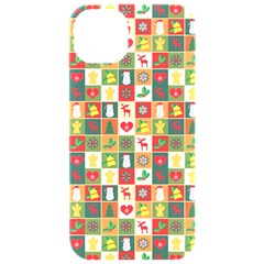 Template Christmas Pattern Iphone 15 Pro Black Uv Print Pc Hardshell Case