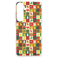 Template Christmas Pattern Samsung Galaxy S24 Ultra 6 9 Inch Tpu Uv Case