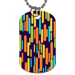 Illustration Abstract Line Dog Tag (two Sides) by anzea