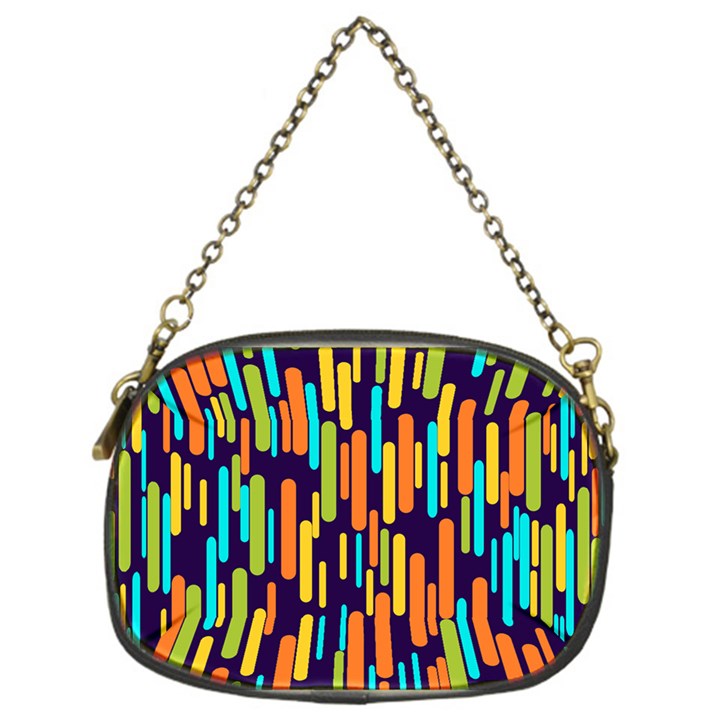 Illustration Abstract Line Chain Purse (One Side)