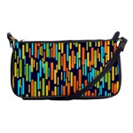 Illustration Abstract Line Shoulder Clutch Bag Front