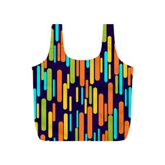 Illustration Abstract Line Full Print Recycle Bag (s) by anzea