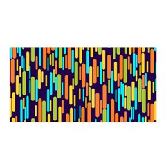 Illustration Abstract Line Satin Wrap 35  X 70  by anzea