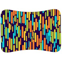 Illustration Abstract Line Velour Seat Head Rest Cushion