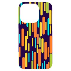 Illustration Abstract Line Iphone 14 Pro Black Uv Print Case by anzea