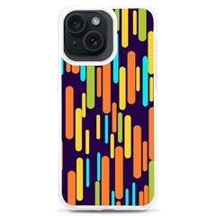 Illustration Abstract Line Iphone 15 Plus Tpu Uv Print Case by anzea