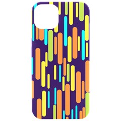 Illustration Abstract Line Iphone 15 Pro Black Uv Print Pc Hardshell Case