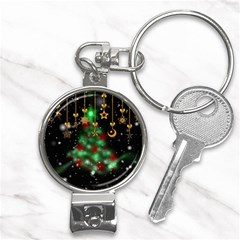 Christmas Star Jewellery Nail Clippers Key Chain by anzea