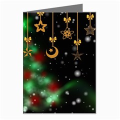 Christmas Star Jewellery Greeting Card by anzea