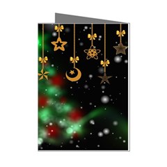 Christmas Star Jewellery Mini Greeting Cards (pkg Of 8) by anzea