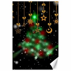 Christmas Star Jewellery Canvas 24  X 36  by anzea