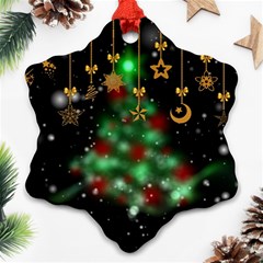 Christmas Star Jewellery Ornament (snowflake) by anzea