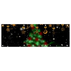 Christmas Star Jewellery Banner And Sign 9  X 3  by anzea