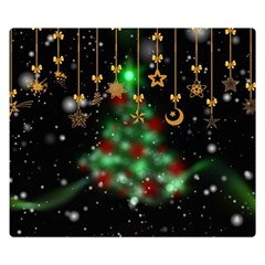 Christmas Star Jewellery Premium Plush Fleece Blanket (small) by anzea