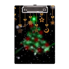 Christmas Star Jewellery A5 Acrylic Clipboard by anzea