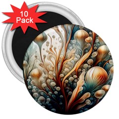 Undersea Dreams Saltwater Ocean 3  Magnets (10 Pack)  by Apenda