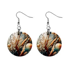 Undersea Dreams Saltwater Ocean Mini Button Earrings by Apenda