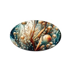 Undersea Dreams Saltwater Ocean Sticker (oval)