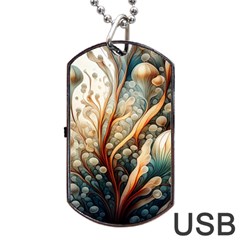 Undersea Dreams Saltwater Ocean Dog Tag Usb Flash (one Side) by Apenda