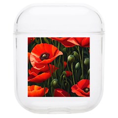 Flowers Poppies Bloom Blossom Art Soft Tpu Airpods 1/2 Case by Apenda