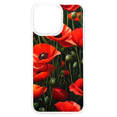 Flowers Poppies Bloom Blossom Art Iphone 15 Pro Max Tpu Uv Print Case by Apenda