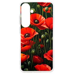 Flowers Poppies Bloom Blossom Art Samsung Galaxy S24 Ultra 6 9 Inch Tpu Uv Case by Apenda