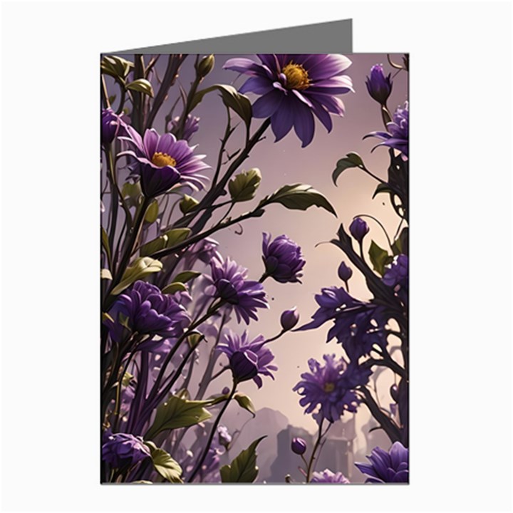 Flower Bloom Blossom Nature Flora Greeting Cards (Pkg of 8)