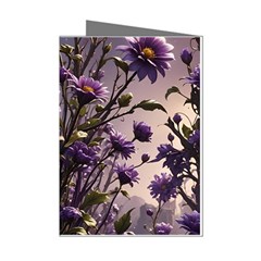 Flower Bloom Blossom Nature Flora Mini Greeting Cards (pkg Of 8)