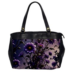 Flower Bloom Blossom Nature Flora Oversize Office Handbag by Apenda