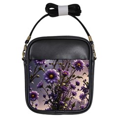 Flower Bloom Blossom Nature Flora Girls Sling Bag by Apenda