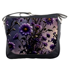 Flower Bloom Blossom Nature Flora Messenger Bag by Apenda