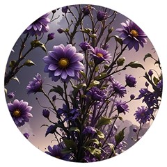 Flower Bloom Blossom Nature Flora Round Trivet