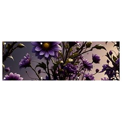 Flower Bloom Blossom Nature Flora Banner And Sign 9  X 3 