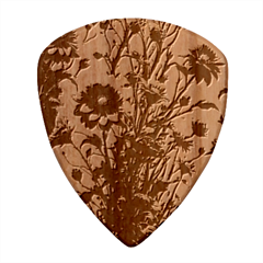 Flower Bloom Blossom Nature Flora Wood Guitar Pick (set Of 10) by Apenda