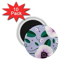 Flowers Petals Blossom Flora 1 75  Magnets (10 Pack)  by Apenda