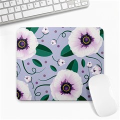 Flowers Petals Blossom Flora Large Mousepad by Apenda