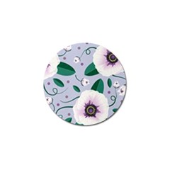 Flowers Petals Blossom Flora Golf Ball Marker (4 Pack)