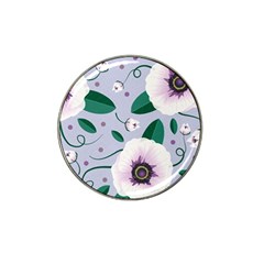 Flowers Petals Blossom Flora Hat Clip Ball Marker (4 Pack) by Apenda