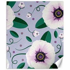 Flowers Petals Blossom Flora Canvas 8  X 10  by Apenda