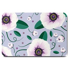 Flowers Petals Blossom Flora Large Doormat by Apenda